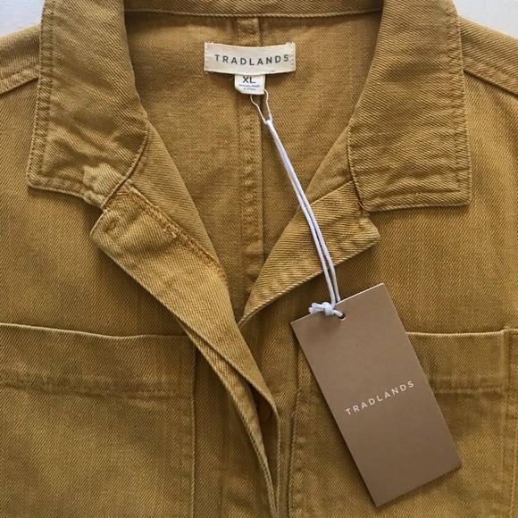 Tradlands Guide Cotton Coverall in Honey - Picture 9 of 11